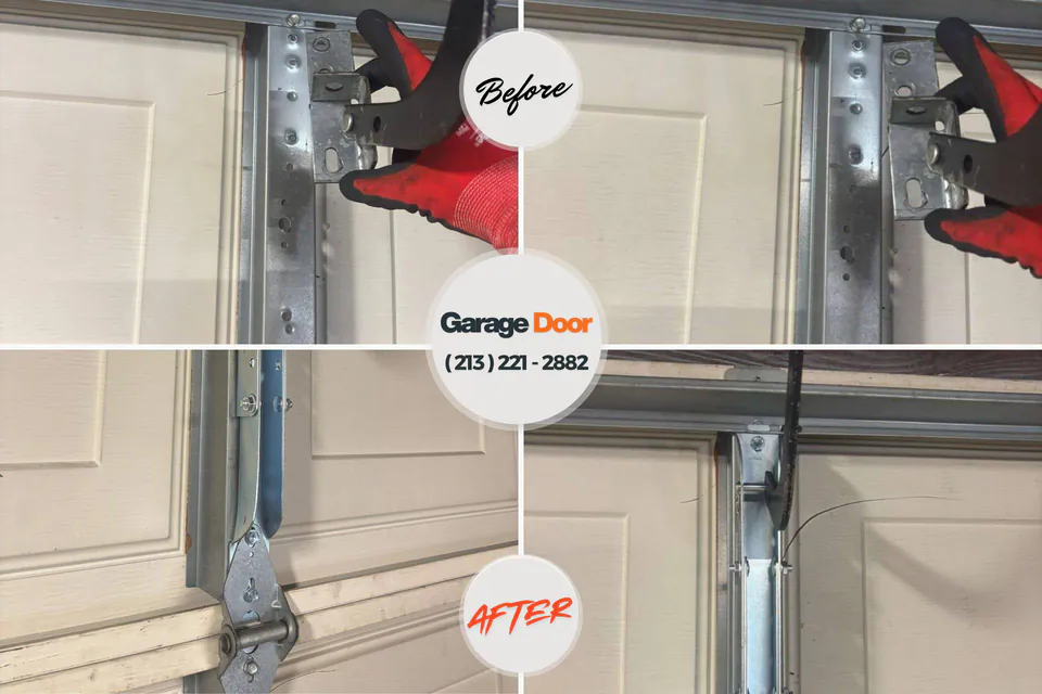 Before and after: garage door opener repair New Richmond, OH
